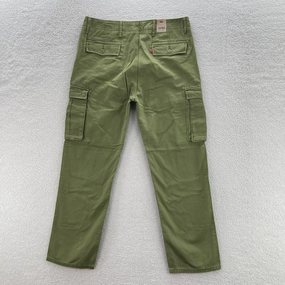 Levis Pants Mens 30x30 Green Ace Cargo Military Utility Y2K Gorpcore Paratrooper
